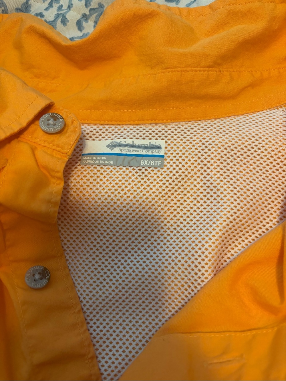 Columbia Men's Bright Orange Packable Raincoat